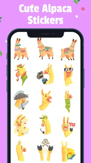 Cute Alpaca Stickers!