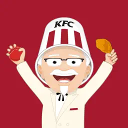 KFC BBL Buckethead Stickers