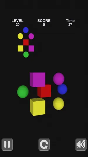 立方体和球3D / Cube & Sphere 3D